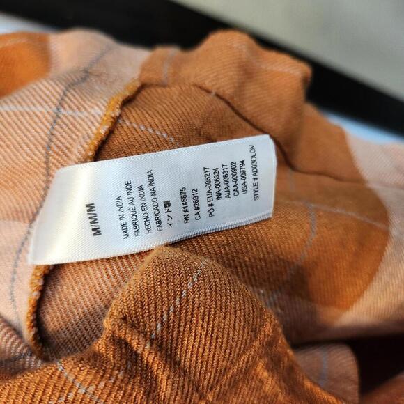 Amuse Society Women's Lovely Day Plaid Button-Up Mini Dress - Size Medium - Picture 3 of 8